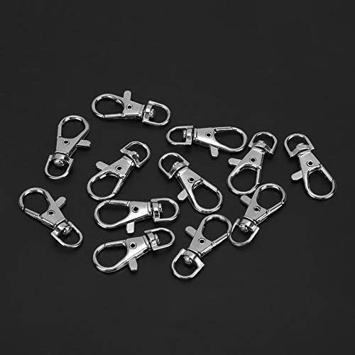 12 Pcs Pet Birds Foot Rings Cage Door Buckle Lock Claw Snap Hook Iron Anti-Escape Accessory for Pet Birds Small Animals