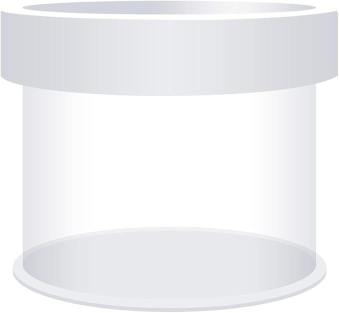 Floating Fish Breeder Box Round Spawning Box Acrylic Fish Isolation Box Hatching Box for Betta Clownfish, Baby Fish Guppy Fry, 15cmx12cm
