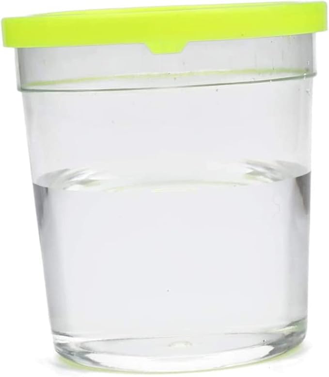 Transparent Jellyfish Cup for Betta Fish Small Aquarium Flower Arrangement Durable Clear Acrylic 3.03X2.87X2.48 Inches