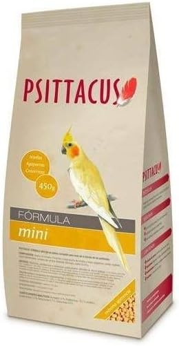 Psittacus Mini 1 lb | Complete Pellet Diet for Cockatiels, Conures and Cockatoos | Premium Food for Birds, 100% no-GMO
