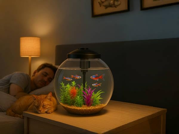 3-Gallon L26 Fish Tank Kit and Small 6-Pack Filter Cartridges