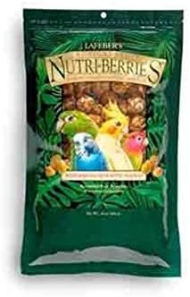 Lafeber`s Nutri-Berries Parakeet, Cockatiel, Lovebird & Conure Food (Tropical Fruit, 10 oz. Pack of 2)