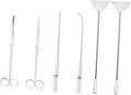BESPORTBLE 6pcs Stainless Steel Aquarium Tools Fish Tank Scissors Plant Tweezers Spatula for Easy Aquatic Plant Maintenance Freshwater Environments
