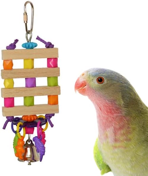 Super Bird Creations SB891 Balsa Bling Bird Toy, Small Bird Size, 7" x 2.5"