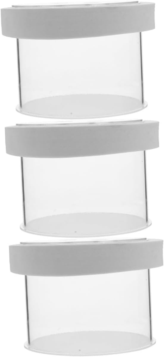 NOLITOY 3pcs Fish Box Floating Aquarium Breeding Box Transparent Isolation Tank for Fish Lightweight Design Removable Cover for Home Use and Quick Adaptation
