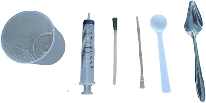 ZCZQC 6PCS Parrot Feeding Tools Food Grade Soft Silicone Feeding Syringe for Feeding Milk or Medication to Baby Birds and Sick Birds Milk Spoon Feeder Feeding Syringe Large Needle Milk Cup 100ml