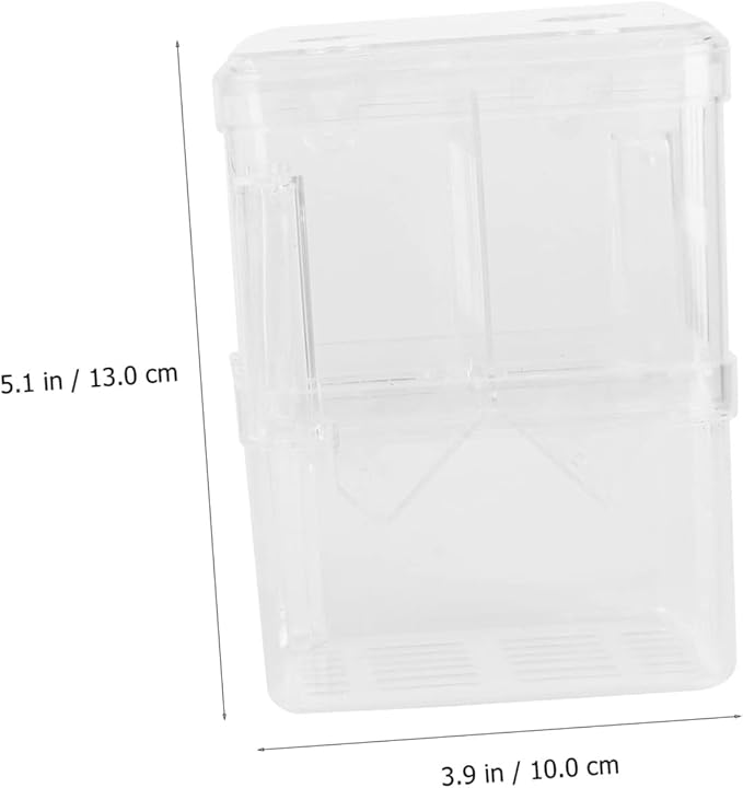 2pcs Egg Hatching Incubator Box Fish Breeding Tank Aquarium Air Valve Breeder Box