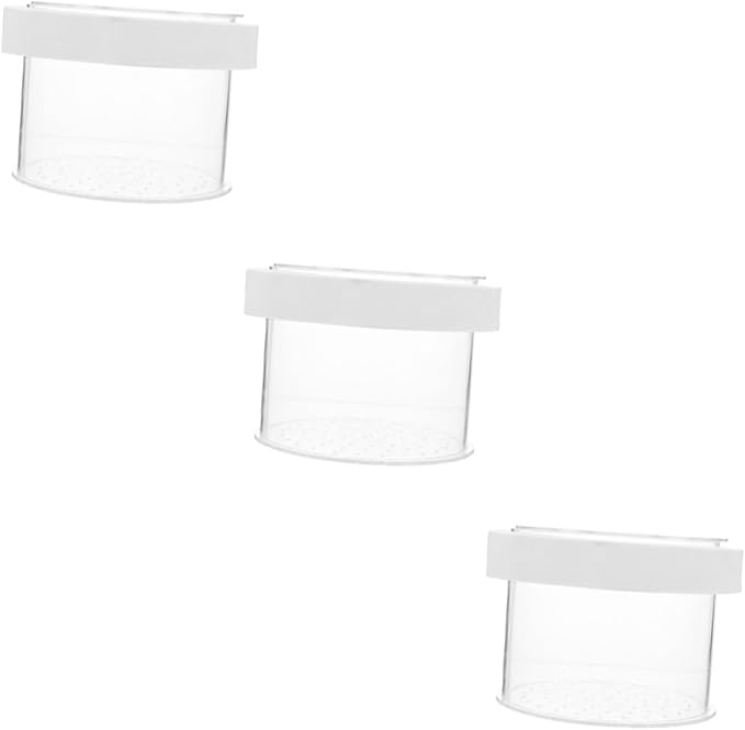 NOLITOY 3pcs Floating Aquarium Breeding Box Removable Cover Fish Separator for Fish Acrylic Tank for Home Efficient Hatching Box