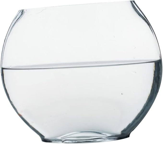 Flat Fish Tank Hydroponic Planter Glass Aquarium Glass Hydroponic Bowl Vase Water Plant Vase Betta Tank Fish Supplies Accessories Betta Household Products