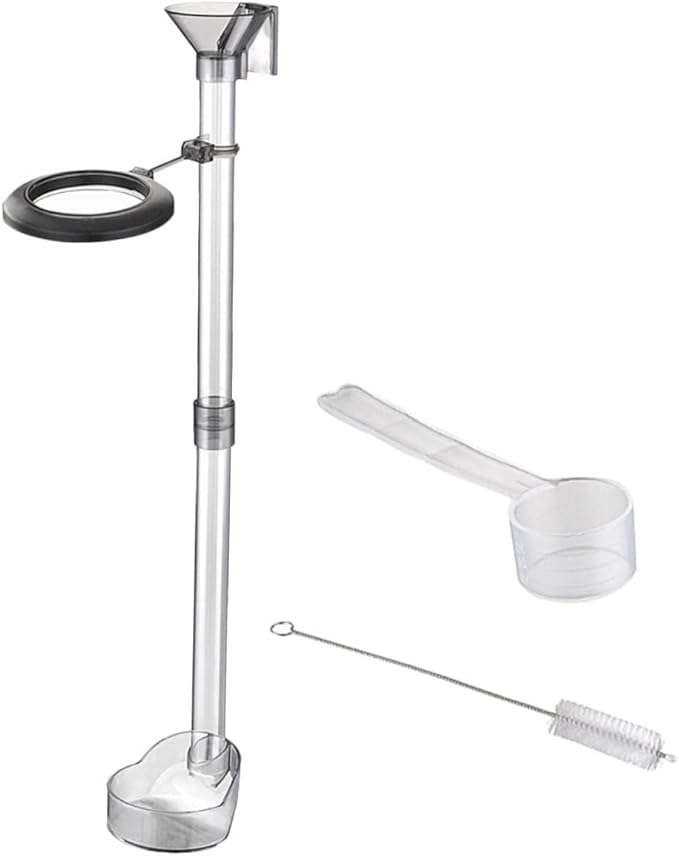 Multifunctional Fish Tank Feeder Tube Aquarium Feeder for Shrimp and Fish Feeding Aquarium Accessory Kit with Feeding Ring