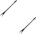 Angoily 2pcs Aquarium Cleaning Pliers 50cm Fish Tank Cleaning Clamp Telescopic Claw Lock Non-Slip