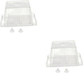 FRCOLOR 2pcs Aquarium Self-Floating Fish Breeding Isolation Box Transparent Fish Hatchery Incubator for Guppies and Bettas Prevents Aggressive for Separation