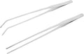 Mipcase 2pcs Stainless Steel Aquarium Plant Tweezers Curved and Straight Design for Easy Aquatic Pruning and Water Planting Fish Tanks