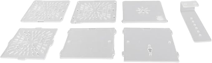 Acrylic Transparent Fish Tank Breeding Isolation Box, Aquarium Hatchery Incubator Holder with Adjustable Height and Dual Fixation for Freshwater Saltwater Tanks (10CM*10CM*10CM)