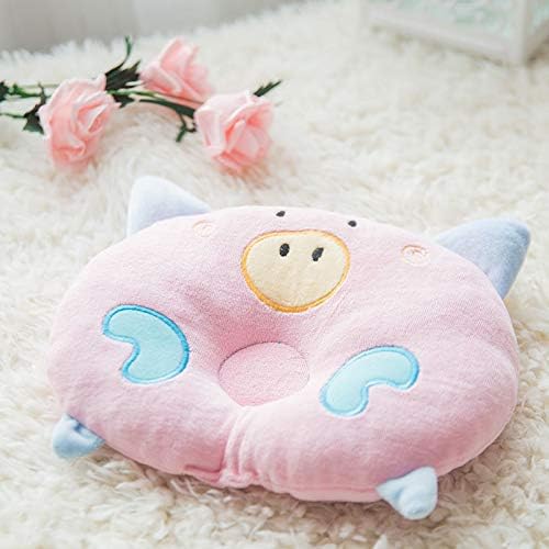 Dog Neck Pillow, Puppy Calming Sleeping Improve Pillow, Ideal Naptime Sleeping Companion for Small Pets and Cats, Soft Plush Pillow (Pink)