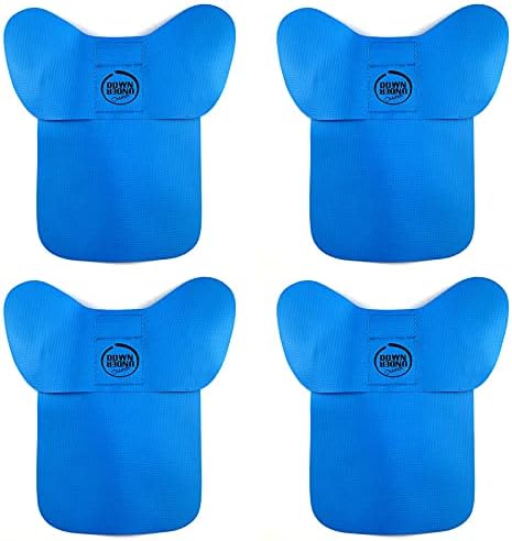 DOWN UNDER OUTDOORS 4 Pack Very Very Small PVC Chicken Saddles, Bantams, Young Birds