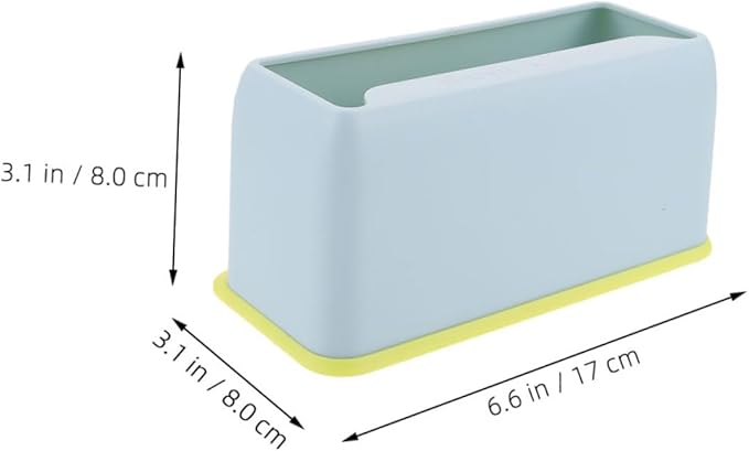 TOYANDONA Plastic Cat Litter Scoop Holder Stand Storage Base for Easy Cleanup and Scoop Storage Blue Plastic Scooper Organizer for Cat Litter Boxes and Pet Waste Management