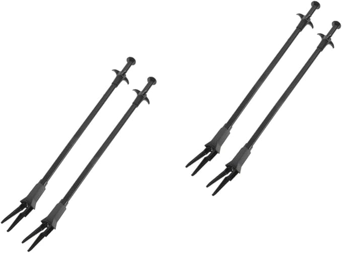 FRCOLOR 4pcs Water Plant Tweezers for Aquarium Cleaning Waterweed Planting Clips for Feeding Fish and Maintaining Aquatic Plants