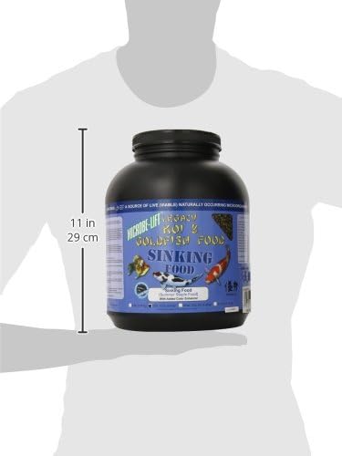 MICROBE-LIFT MLLSPLG Sinking Fish Food Pellets for Ponds, Water Gardens, and Fountains, for Live Goldfish and Koi, 5.75 Pounds