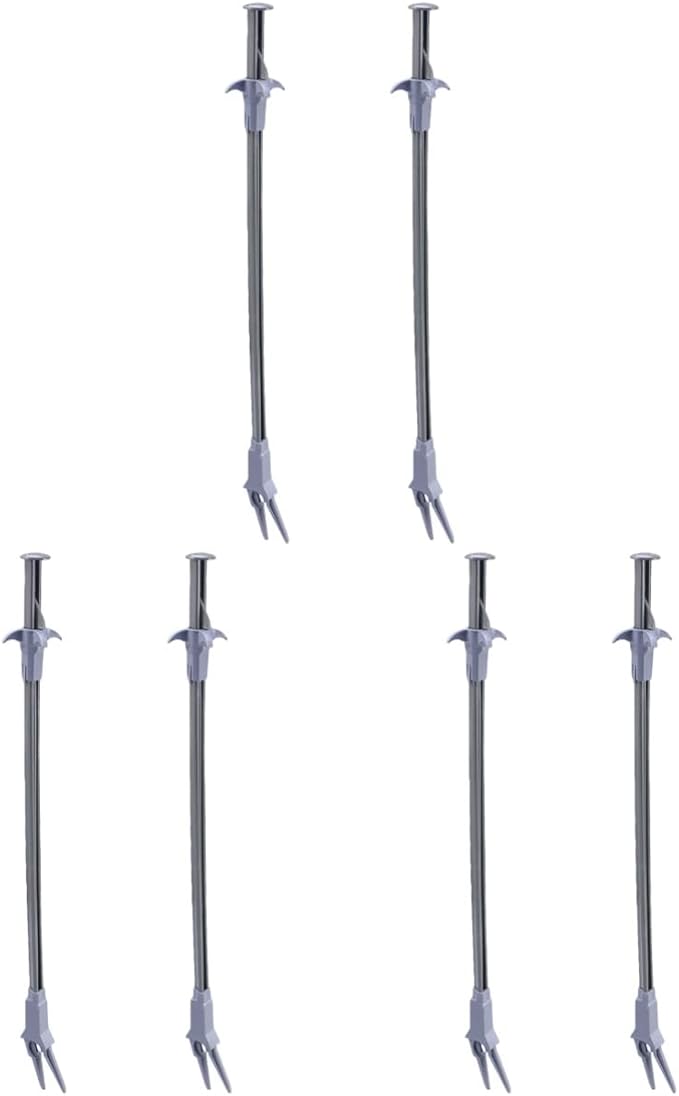 Mipcase 3sets Fish Tank Grass Tool Aquatic Plant Clip Durable Tweezer for Aquarium Cleaning Plant Maintenance 2pcs*3
