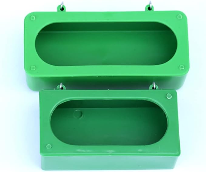 10pcs Parrot Feeder Pigeon Feeding Trough Bird Seed Holder Bird Feeding Watering Supplies Hanging Feeder