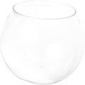 Transparent Plastic Fish Bowl Tank Small Aquarium for Betta Fish Goldfish Portable Round Design Easy Maintenance Fall Resistant for Home Office Turtle Care