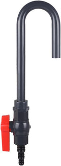 MiOYOOW Aquarium Water Changer, PVC Aquarium Water Filler Hanging Fish Tank Hook Filler with Flow Switch for 1/2“, 5/8”, 3/4” Hose