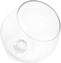 VANZACK Glass Goldfish Bowl Aquarium Vase 7000ml Desktop Betta Fish Tank Hydroponic Plant Pot Tabletop Aquarium for Office and Home Decor