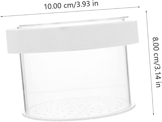 BESPORTBLE Floating Aquarium Breed Box Acrylic Fish Tank Hatchery with Design for Fish Observation Easy to Use and Adaptable