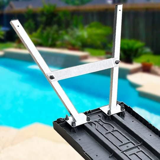 PetStep Dog Ramp for Pools (Long Legs, Graphite/Gray)