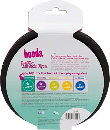 Chuckit! Petmate Booda Tail-Spin Flyer Floating Dog Frisbee, Multi, 10-Inch