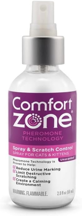 Comfort Zone Cat Spray & Scratch Control Spray 2 oz - Pack of 12