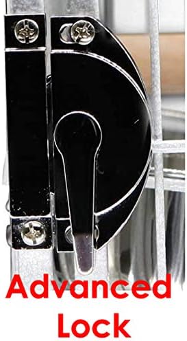 64" Extra Large Wrought Iron Metal Tight 1/2-Inch Bar Spacing Bird Flight Breeder Cage with Side Breeding Nesting Box Doors Easy Clean Pull Out Tray with Removable Rolling Stand