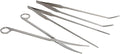Stainless Steel Long Tweezers for Aquarium Straight Tweezer Comfortable Grip