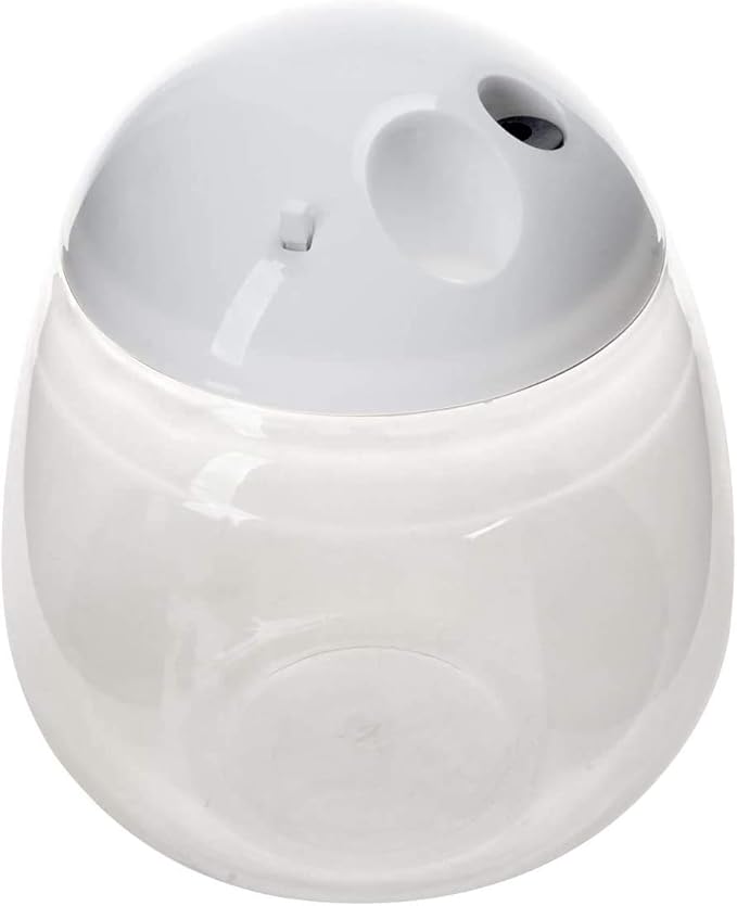 Mini Betta Fish Tank, Small Fish Bowl, Plastic Fish Tank with Lid, Desktop Clear Round Fish Bowl and LED for Small Fish, Insect, Shrimp, Crab, Jellyfish Goldfish, Room Decor (with Charger Pattern)