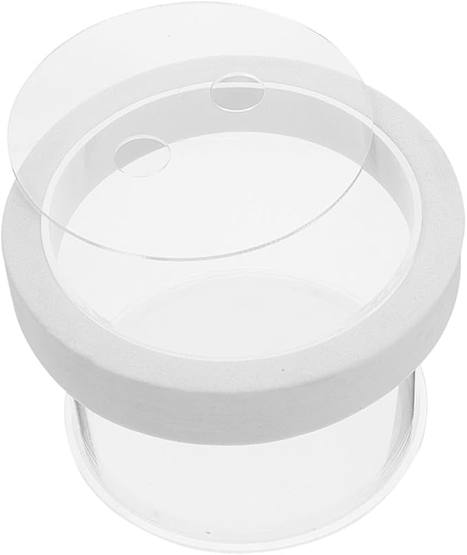 POPETPOP Fish Tank Isolation Box Acrylic Aquarium Breeding Box Fish Separator 360-degree Viewing Easy to Use