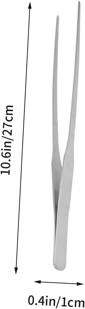 POPETPOP Stainless Steel Tweezer for Aquarium Aquatic Plant Tool Set Ideal for Fish Tank Care