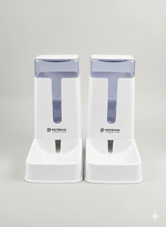 Automatic Pet Feeders Automatic Dog Food and Water Dispenser Water Dispenser for Dogs Gravity Water Dispenser Cat Feeders Automatic Cat Food Dog Water and Food Dispenser Gravity Pet Water Dispenser