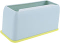 Luxshiny Plastic Cat Litter Scoop Holder Stand Compact Lightweight Litter Shovel Storage Container Blue Base