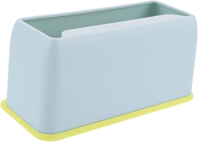 Luxshiny Plastic Cat Litter Scoop Holder Stand Compact Lightweight Litter Shovel Storage Container Blue Base