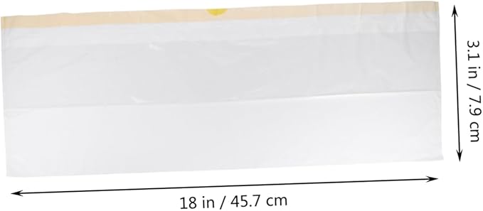 Happyyami 7pcs Cat Litter Waste Bags Thickened Cleaning Pouch for Cat Litter Box White