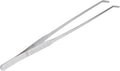 POPETPOP Stainless Steel Curved Tip Aquatic Plant Tweezers for Fish Tank Ergonomic Design for Easy Trimming of Foreground Plants Resistant Tongs for Aquarium Use