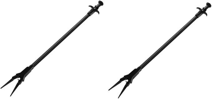Housoutil 2pcs Fish Tank Cleaning Aquarium Plant Pruning Clamp 50cm Claw Lock Telescopic Non-slip Lightweight Easy to Grip Plastic