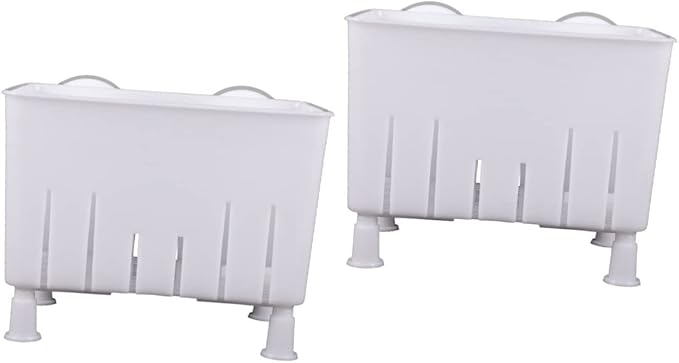 Housoutil 2sets Aquarium Breeding Box for Tortoise and Fish Isolation Holder Cups Multi-Functional Fish Breeder Container Small Box