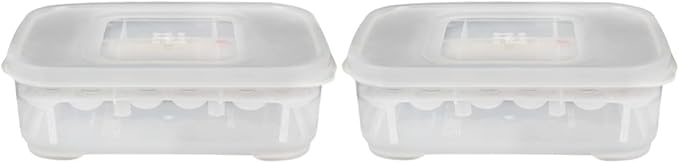 Angoily 2pcs Box Aquarium Breeder Box Incubator for Snakes Lizards Egg Tray Easy to Clean Random Color