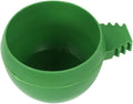 BESPORTBLE 20pcs Bird Feeder Watering Supplies Pigeon Supplies Round Food Tank Tray Pet Food Bowls Safe Material