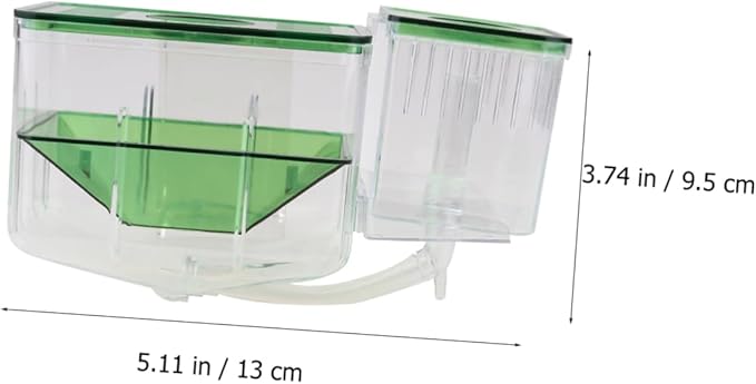 Aquarium Breeding Tank Transparent Acrylic Isolation Box for Fish Fry Protection and Nursery Self Guided Incubator Fish Tank Breeder Case for Home Aquariums Prevent and Survival