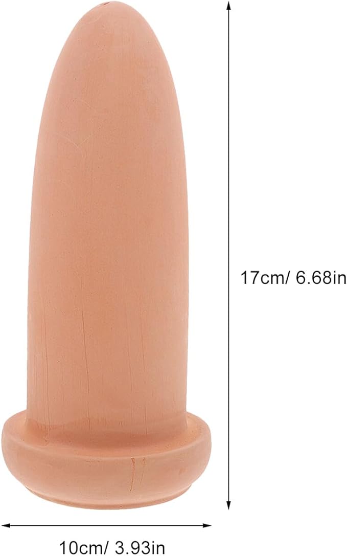 Sosoport Aquarium Breeder Cone Fish Spawning Barrel for Angelfish and Shrimp Eggs with Smooth Surface Lightweight Clay Material 6.69X3.93X3.93 Inches
