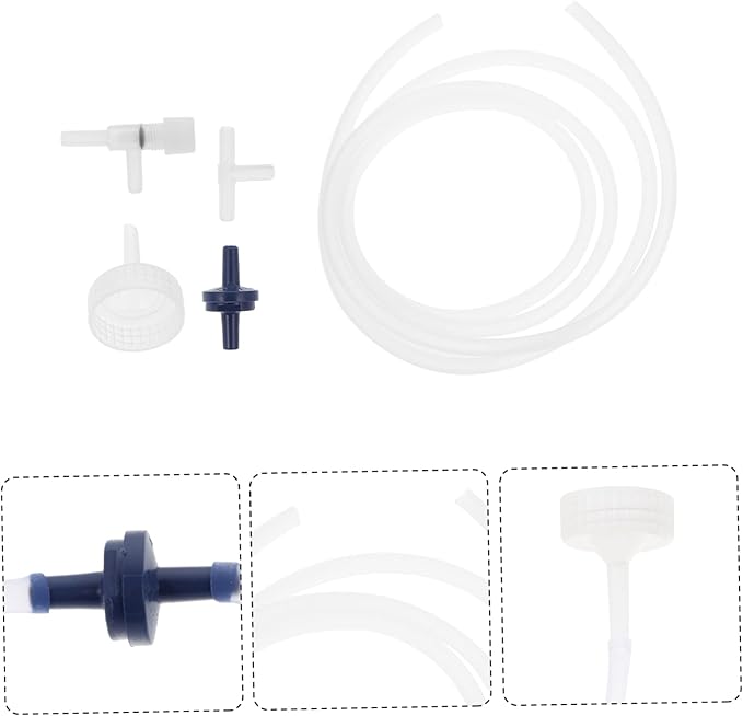 2sets Brine Shrimp Hatchery Kit Air Pump Incubator for Aquarium Easy to Clean and Install Suitable for Fish Tank Includes Accessories