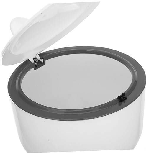 Milisten 1 Set Cat Litter Waste Container with Sealed Lid Includes Trash Bags Convenient One Button Operation for Easy Disposal for Maintaining Environment